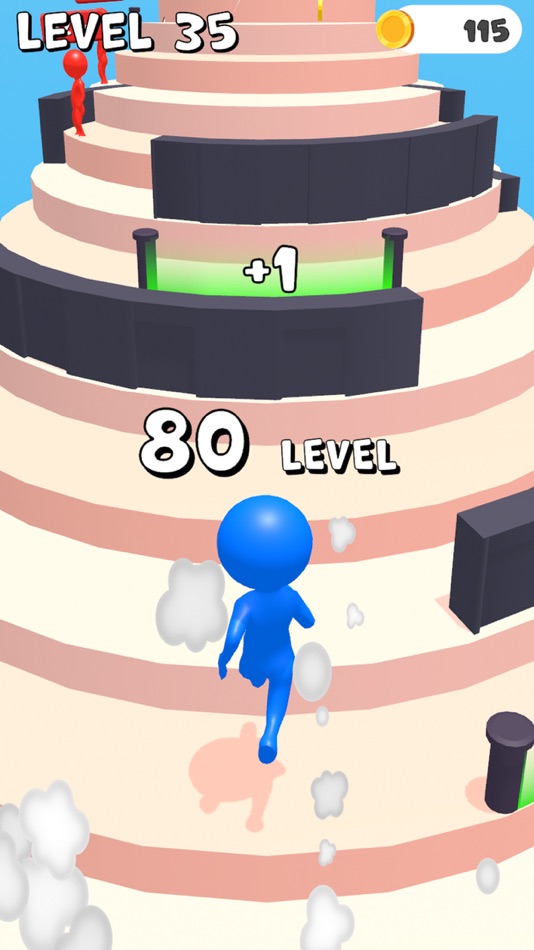 #1. Uphill Level Up (iOS) 由: Core Game Studio