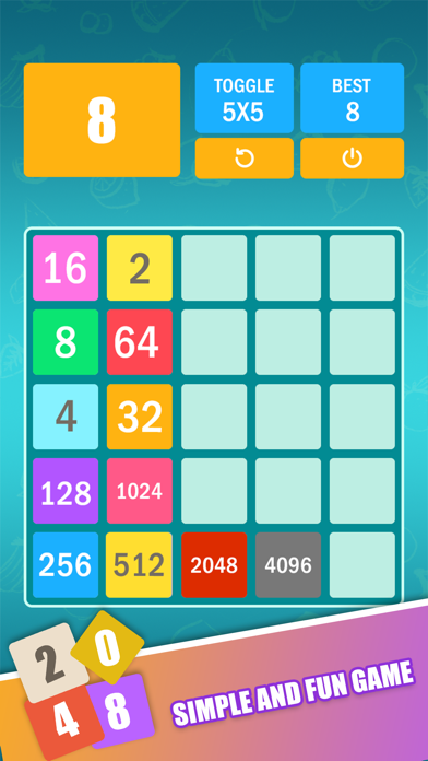 Familiar 2048 Screenshot