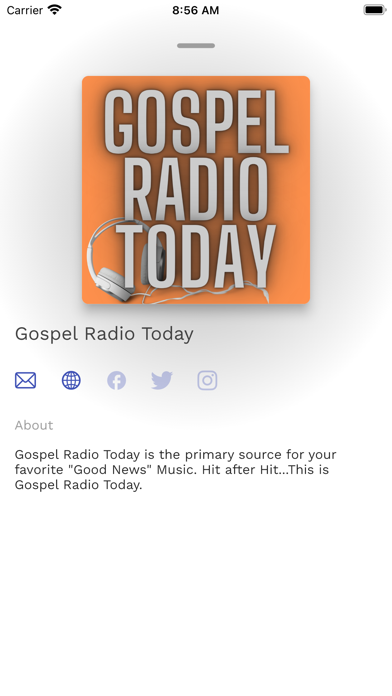 Gospel Radio Today Screenshot