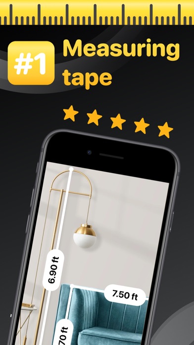 Tape Measure: Ruler App Screenshot