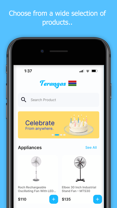 Terangas Gambia App Screenshot