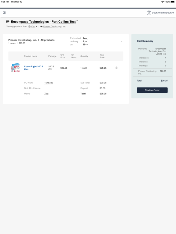 DSDLink Mobile iPad screenshot 4 - Business app