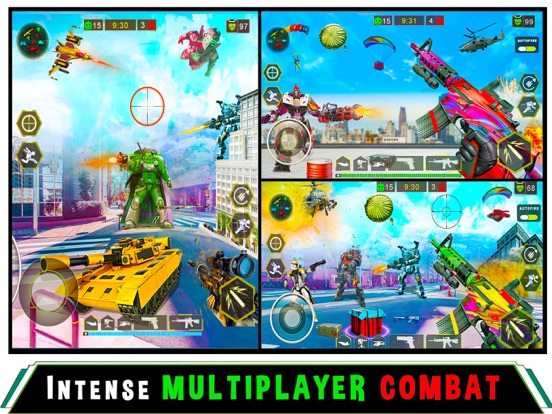 Robots War FPS Shooting Games iPad screenshot