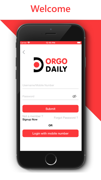 Orgo Daily - Fresh Cow Milk Screenshot