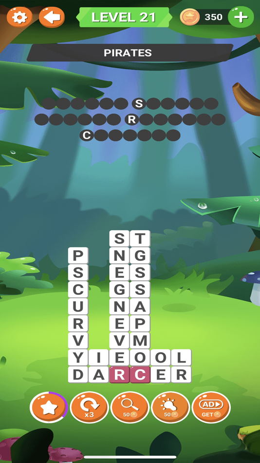 #6. Find Word Search Cross Connect (iOS) Podle: Prathed Sangwongvanit