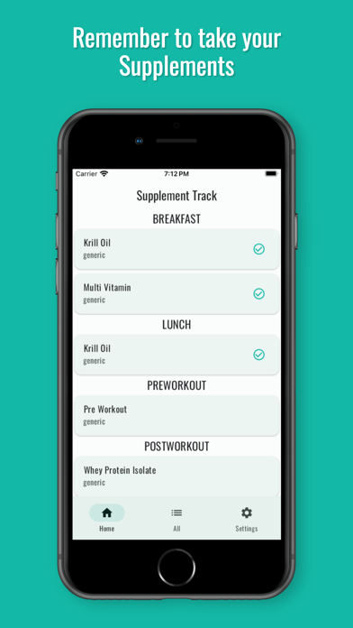 Supplement Track Screenshot