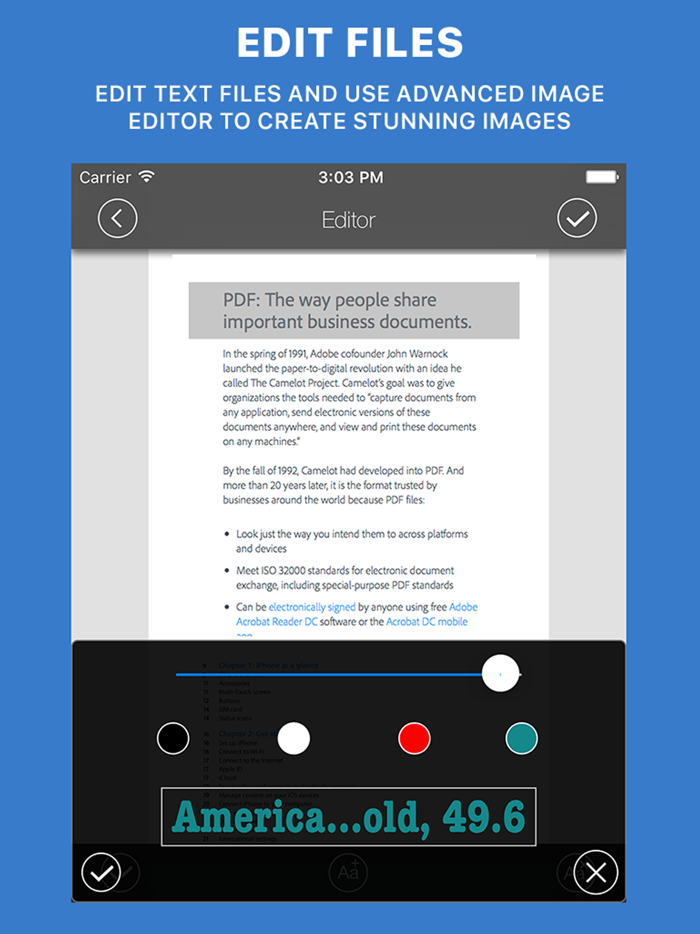 Documents Readerfiles browser