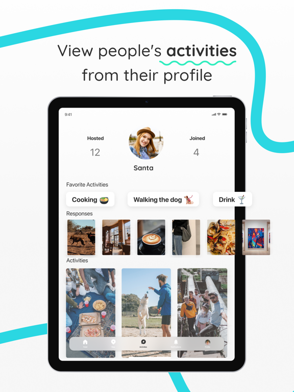 Sponty: Spontaneous gatherings iPad screenshot 7 - Social Networking app