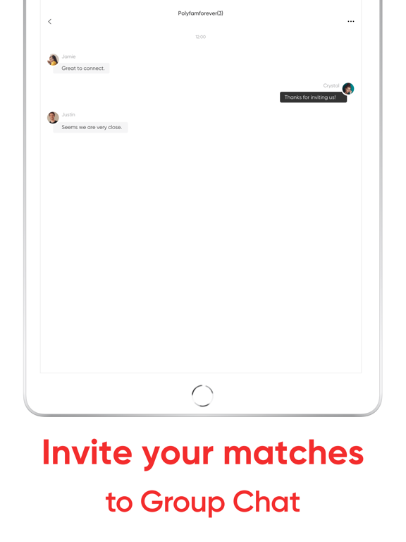 3Fun: app de tríos y swingers iPad Capturas de pantalla