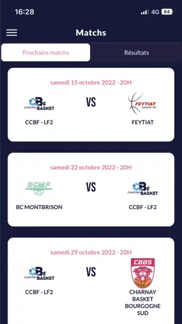 Game screenshot C’Chartres Basket Féminin apk