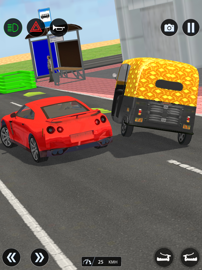 Tuk Tuk Rickshaw Taxi Driver