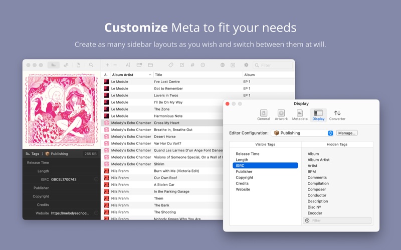 Meta — Music Tag Editor Screenshot