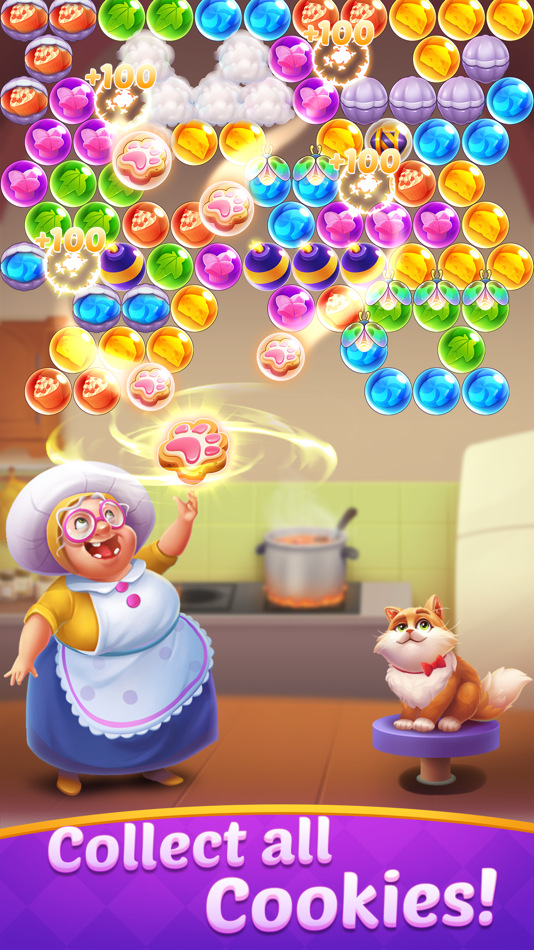 #4. Bubble Sweet : Bubble Shooter (iOS) Podle: CSC Studio