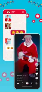 Talking Santa-Xmas Dub Videos screenshot #5 for iPhone