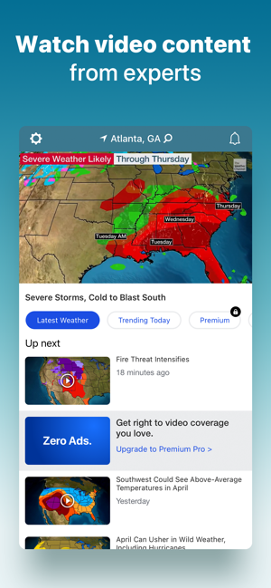 ‎Weather - The Weather Channel Screenshot