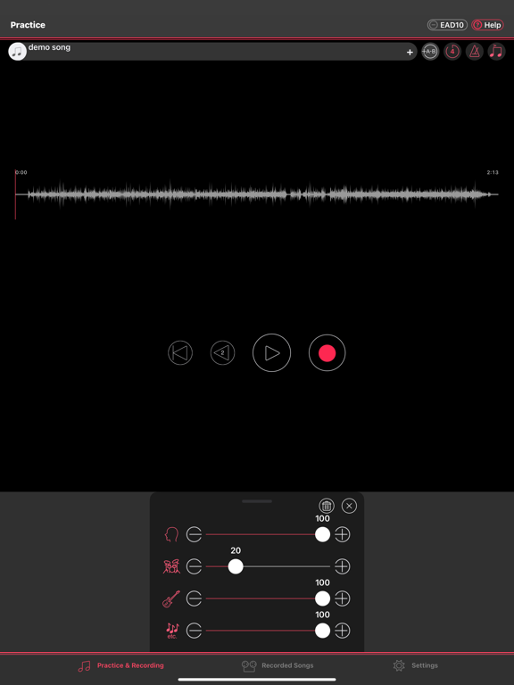 Rec'n'Share iPad screenshot