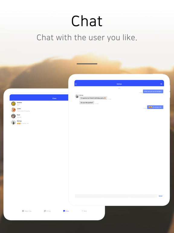 GTing iPad screenshot 5 - Social Networking app
