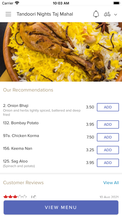 Tandoori Nights Taj Mahal Screenshot