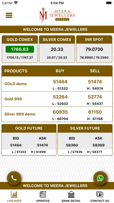 Meera Jewellers Screenshot