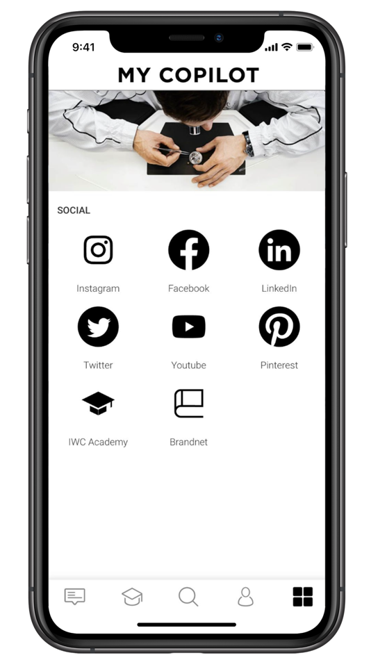 #3. My Copilot (iOS) 由: IWC Schaffhausen, Branch of Richemont International SA