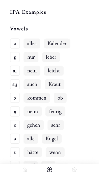 German IPA Dictionary Screenshot