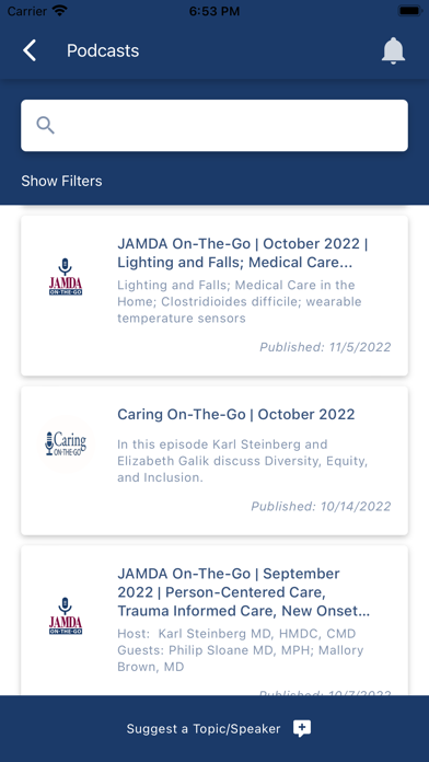 AMDA - The Society for PALTC Screenshot