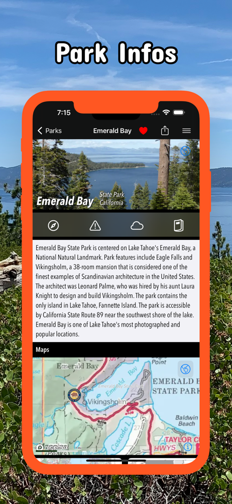 Lake Tahoe Pocket Maps screenshot 4