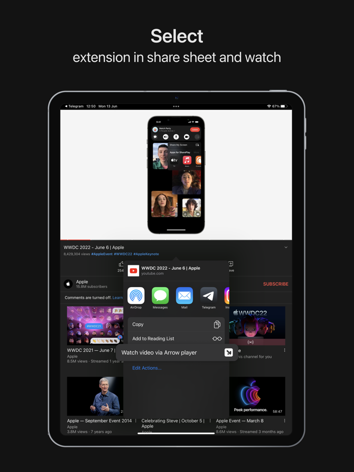 Arrow - PiP Video Player