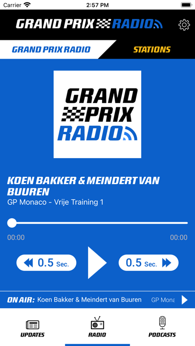 Grand Prix Radio Screenshot