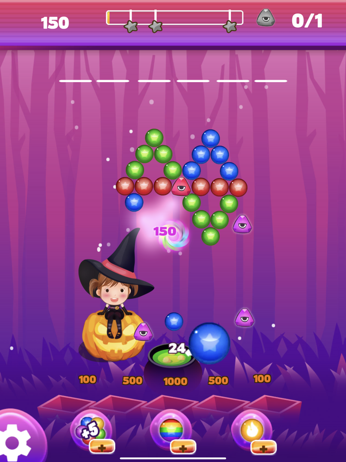 Bubble Shooter Dark Halloween