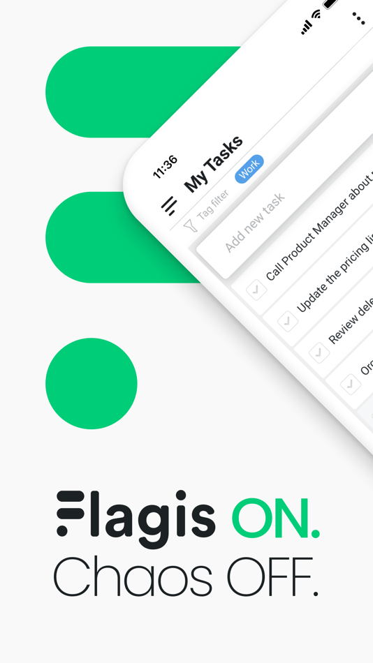 #1. Flagis: To-do List & Notes (iOS) 由: Flagis s.r.o.