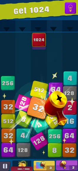 Game screenshot Drop the Number: Puzzle Merge hack