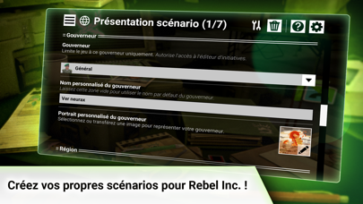 Screenshot #2 pour Rebel Inc Créateur de scénario