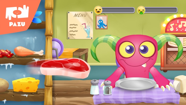 Games For Kids Monster kitchen