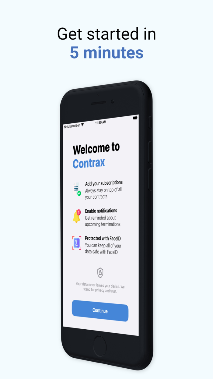 Contrax - Subscription Manager