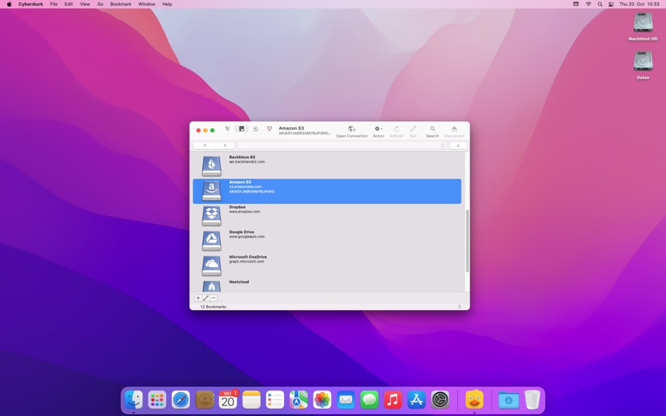 #1. Cyberduck (macOS) Av: David Kocher