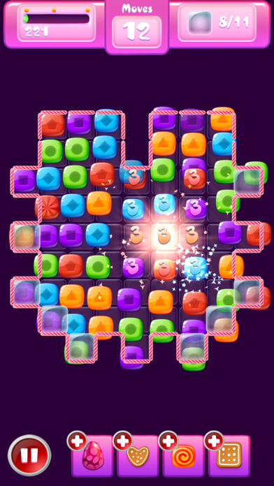 Mega Candy: A Match-3 game Screenshot