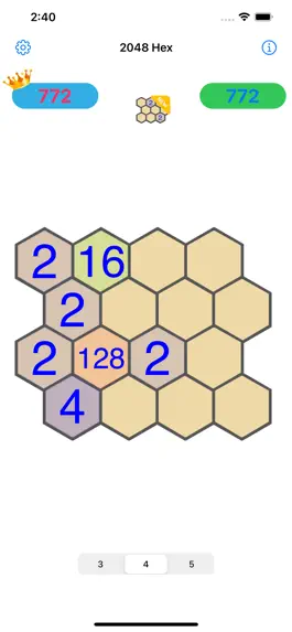 Game screenshot 2048 Hexagon apk
