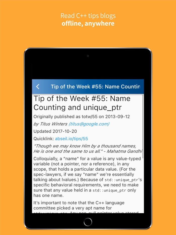 C Tip of the Week