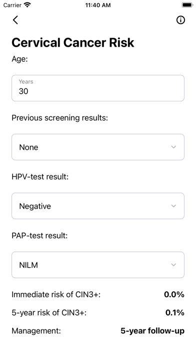 Obstetrics Calculator Screenshot