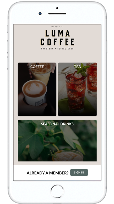 Luma Coffee Screenshot