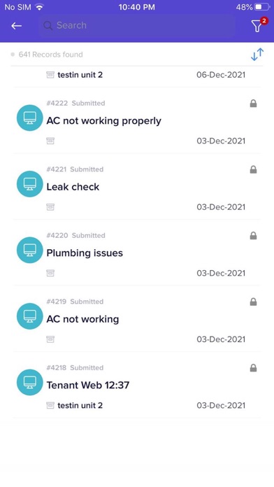 Al Tayer Real Estate – Tenant Screenshot