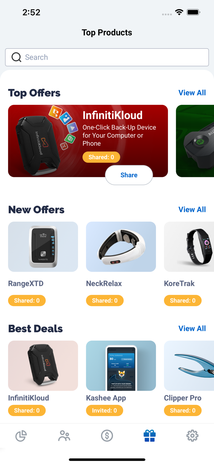 Kashee Earn Cash-back Rewards