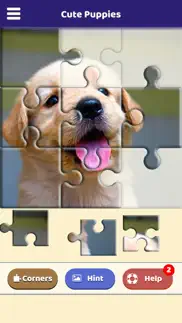 cute puppies jigsaw puzzle iphone screenshot 1