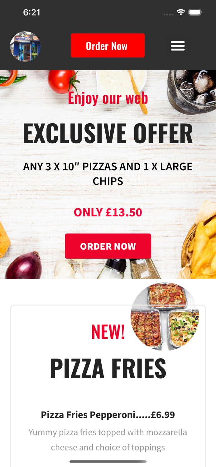 Gianni’s Pizza - Hull