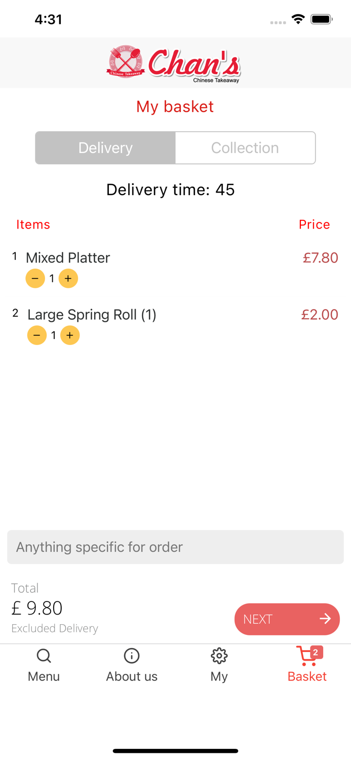 Chans  Chinese Takeaway