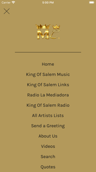 The King of Salem Music Screenshot