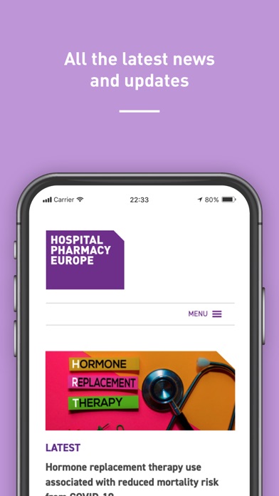 Hospital Pharmacy Europe Screenshot