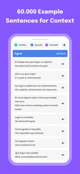 Game screenshot Most Common Spanish Words apk