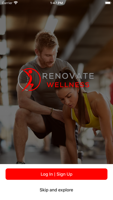 Renovate Wellness Screenshot
